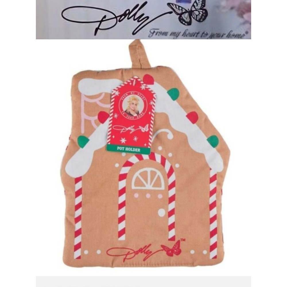 Dolly Parton Gingerbread House Holiday Oven Mitt